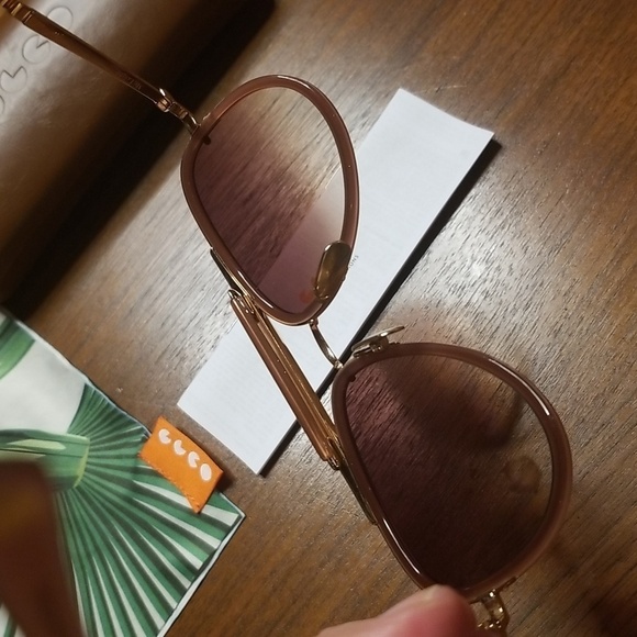 MR LEIGHT by GARRETT LEIGHT Doheny SL Sunglasses ~ Aviator Rosewood NWT - Picture 10 of 16